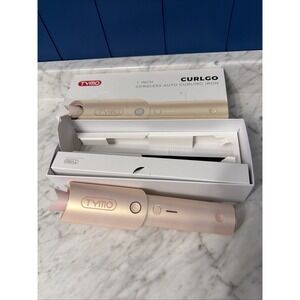 TYMO CurlGo 1-Inch Cordless Auto Curling Iron - Rose Gold